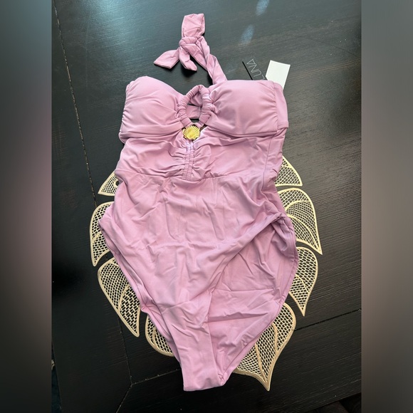 Soluna Swim Women's Standard Shell Wee Multi-Way Maillot One Piece Swimsuit - Picture 7 of 10